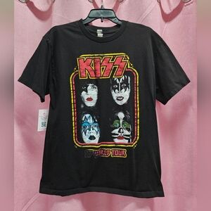 PlayerTees KISS Tshirt Sz L
